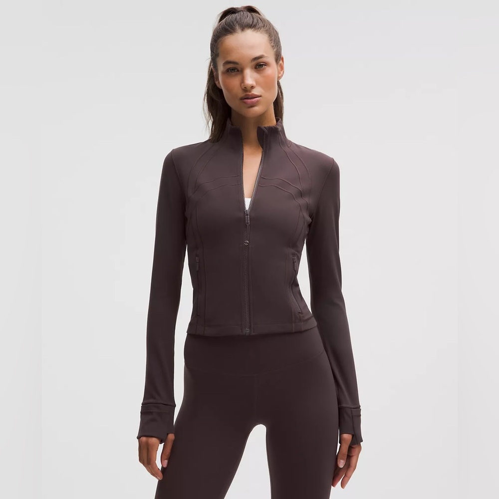 lululemon Define Cropped Jacket Nulu in Sequoia